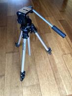 Manfrotto   statief plus balhoofd 128, Ophalen, Gebruikt, Driepoot, Minder dan 150 cm