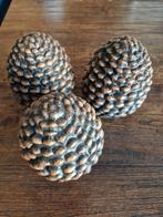 Aardewerk Dennenappels - Set van 3, Antiek en Kunst, Ophalen of Verzenden