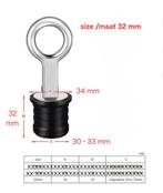 NIEUW lensplug /bootplug /knelplug /stop 32mm, Watersport en Boten, Ophalen of Verzenden, Nieuw, Zeilboot of Motorboot