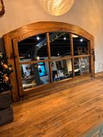 Spiegel | Houten spiegel | Stalraam spiegel | Woondecoratie, Antiek en Kunst, Ophalen, Rechthoekig