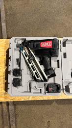 SENCO Accu Spijkerpistool / Tacker – in koffer, Doe-het-zelf en Verbouw, Ophalen of Verzenden, Zo goed als nieuw