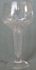 Nr X475: Zeer groot kristallen wijnglas, Tweedehands onbekend, Overige typen, Ophalen of Verzenden, Zo goed als nieuw