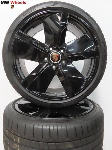 Porsche Taycan 21 inch velgen exclusive design zomerbanden  beschikbaar voor biedingen