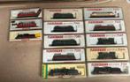 13 n-spoor locomotieven Fleischmann, minitrix, arnold, Fleischmann, Ophalen of Verzenden, Zo goed als nieuw, Gelijkstroom