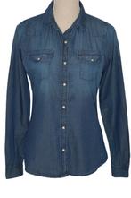Anti Blue jeans, spijker blouse, blauw, Mt. S, Anti Blue, Zo goed als nieuw, Maat 36 (S), Verzenden