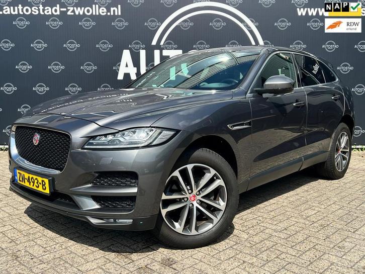 Jaguar F-PACE 2.0 Portfolio AWD 20d Automaat/NAP/Navi/Airco/, Auto's, Jaguar, Bedrijf, Te koop, F-Pace, 4x4, ABS, Achteruitrijcamera