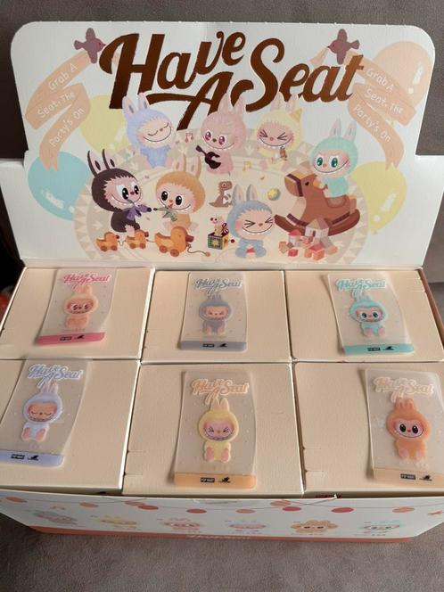 LABUBU have a seat compleet full set🧸, Verzamelen, Poppetjes en Figuurtjes, Nieuw, Ophalen of Verzenden