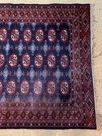 Tapijt versleten handgeknoopt  wollen Afghaanse Bokhara, Huis en Inrichting, Stoffering | Tapijten en Kleden, Gebruikt, Overige kleuren