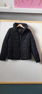 Zwarte Geisha winterjas met bontkraag - Maat 36, Geisha, Zwart, Ophalen of Verzenden, Zo goed als nieuw