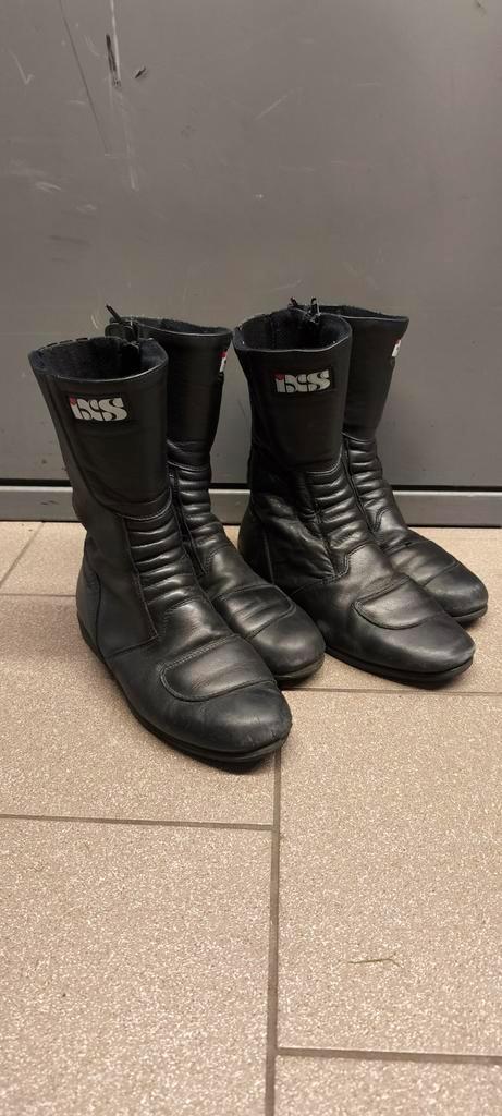 IXS Motorlaarzen Leer maat 41 en 42, Motoren, Kleding | Motorkleding, Laarzen, Dames, Heren, Tweedehands, Ophalen of Verzenden