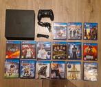 Playstation 4 Slim 1TB + Controller + Veel Games!, Ophalen, 1 TB, Met 1 controller, Slim