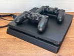 PS4 Slim 1TB Playstation 4 met 2 controllers, Spelcomputers en Games, Spelcomputers | Sony PlayStation 4, Met 2 controllers, Ophalen of Verzenden