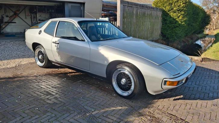 Porsche 924 2.0 Coupe 1978 Grijs, Auto's, Porsche, Particulier, Bluetooth, Centrale vergrendeling, Lederen bekleding, Lichtmetalen velgen