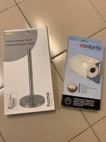 2 Nieuwe Keukenrolhouders - Xenos & Brabantia beschikbaar voor biedingen