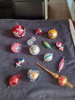 Oude kerstballen, vintage kerstversiering jaren 50 60, Diversen, Kerst, Ophalen of Verzenden
