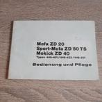 Zundapp Instructieboekje D 446-401/422/301 ZD ZD-TS 12-1979, Verzenden, Zo goed als nieuw