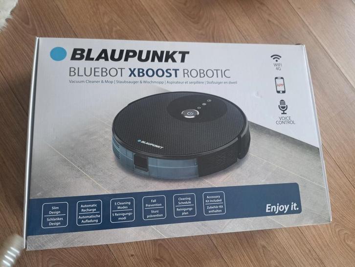 Blaupunkt Bluebot XBOOST, Witgoed en Apparatuur, Stofzuigers, Gebruikt, Robotstofzuiger, Reservoir, Ophalen