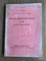 1945 N.S.B.-DEPORTATIE naar OOST en WEST. Door G.L., Verzamelen, Militaria | Tweede Wereldoorlog, Verzenden, Nederland, Boek of Tijdschrift