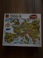 King Puzzel Crazy Europe 1000 stukjes, Ophalen of Verzenden, 500 t/m 1500 stukjes, Gebruikt, Legpuzzel