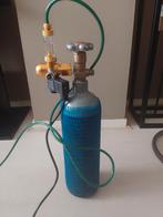 2 liter Co2 fles voor aquarium. Hervulbaar., Dieren en Toebehoren, Ophalen, Zo goed als nieuw, Filter of Co2