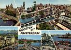 Groeten uit Amsterdam - 8 afb - stadsgezichten - 1973 gelope, Gelopen, Utrecht, 1960 tot 1980, Ophalen of Verzenden