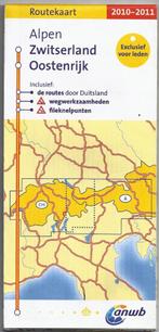 Plgr101 plattegrond alpen zwitserland oostenrijk ( anwb ), Boeken, Atlassen en Landkaarten, Ophalen of Verzenden, Gelezen, Duitsland