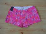 NIEUW roze-oranje gebloemde korte broek maat 164., Kinderen en Baby's, Kinderkleding | Maat 164, Ophalen of Verzenden, Nieuw, Meisje