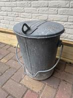Vuilnisbak/ vuilnisemmer zink Hengelo (o), Ophalen, Gebruikt, Minder dan 50 cm