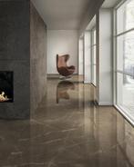 Marmerlook  Armani Bronze  1198x598x9mm glans, Doe-het-zelf en Verbouw, 60 cm of meer, Nieuw, Ophalen of Verzenden, 10 m² of meer