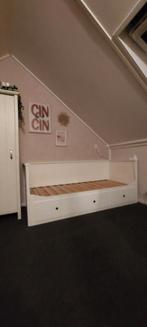 Ikea Hemnes bed bedbank, Huis en Inrichting, Slaapkamer | Bedden, Wit, Tweepersoons, Ophalen of Verzenden, Zo goed als nieuw