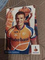 Wielerkaart : Alexander Kolobnev / Rabobank, Verzenden, Zo goed als nieuw, Overige sporten, Poster, Plaatje of Sticker