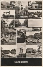 DRENTHE Jaknikker Hunebed Kerk Molen, Verzamelen, Verzenden, 1940 tot 1960, Gelopen, Drenthe