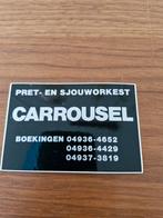 1366 Sticker Pret - en Sjouworkest Carrousel, Verzamelen, Ophalen of Verzenden, Zo goed als nieuw, Overige typen