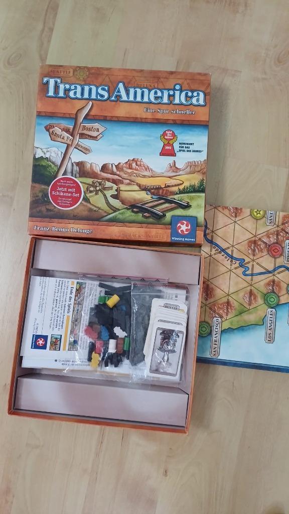 bordspel strategiespel Trans America taal onafhankelijk, Hobby en Vrije tijd, Gezelschapsspellen | Bordspellen, Nieuw, Een of twee spelers