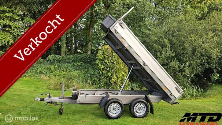 Zéér nette Hapert kipper kiep aanhanger, Auto diversen, Aanhangers en Bagagewagens, Gebruikt