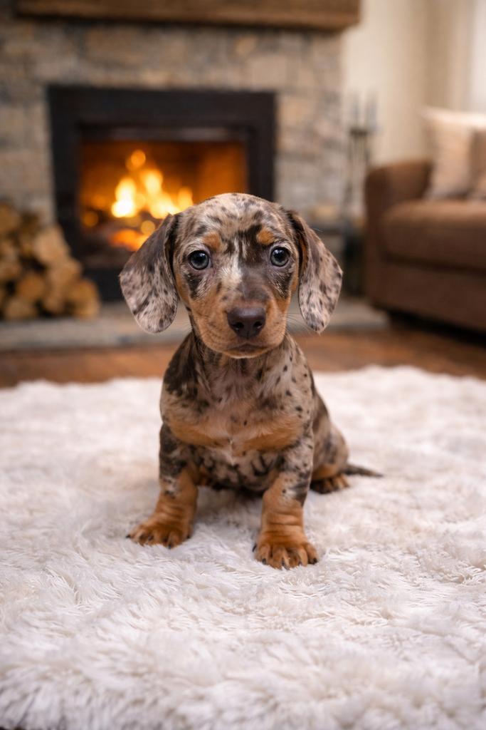 Dwerg Teckel pups reutjes, Dieren en Toebehoren, Honden | Teckels en Dashonden, Reu, Korthaar, Dwerg, Particulier, Meerdere, Nederland