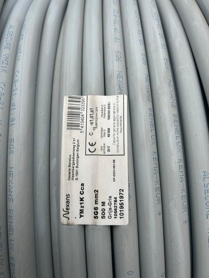 Krachtstroomkabel Nexans 5G6m2 YMz1K  op haspel nieuw!!!, Doe-het-zelf en Verbouw, Elektra en Kabels, Nieuw, Kabel of Snoer, Ophalen of Verzenden