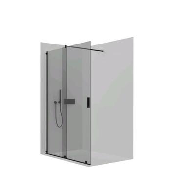 Schuifdeur douchewand tot max 150cm met chique getint glas

 beschikbaar voor biedingen