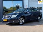 Toyota Avensis Wagon 1.8 VVTi Comfort, NAP, APK, CRUISECR, Zwart, 4 cilinders, Blauw, Handgeschakeld