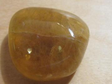 ede. 3x grote edelsteen GOUDGELE FLUORIET (7) (zeldzaam) -  beschikbaar voor biedingen