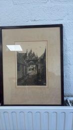 Boerenmouw, Cor van der Woerd ets, Antiek en Kunst, Ophalen of Verzenden