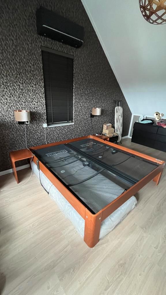 Auping Auronde bed, verstelbaar, 180x200x48cm, Huis en Inrichting, Slaapkamer | Complete slaapkamers, Gebruikt, Tweepersoons, Ophalen