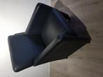 Leren fauteuil op wieltjes, Ophalen, Gebruikt