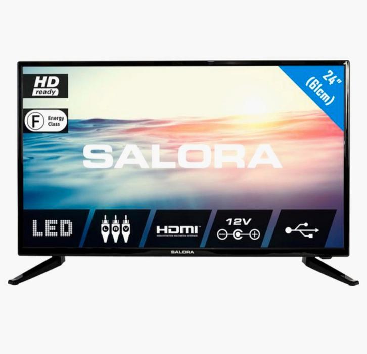 Salora 24" HD Ready LED TV - Compact & Licht!, Audio, Tv en Foto, Televisies, Gebruikt, Overige merken, 50 Hz, Ophalen