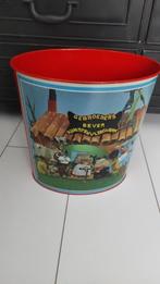 Vintage prullenbak metaal Fabeltjeskrant Tomado, Gebruikt, Ophalen of Verzenden, Minder dan 10 liter, Metaal
