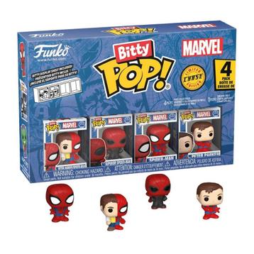 Spider-Man Bitty POP! 4-Pack Series 4 Mini Vinyl Figures (2c beschikbaar voor biedingen