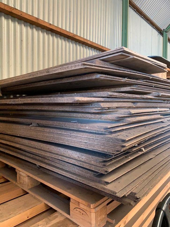 Houten platen, Doe-het-zelf en Verbouw, Platen en Panelen, Zo goed als nieuw, Minder dan 20 mm, Ophalen of Verzenden
