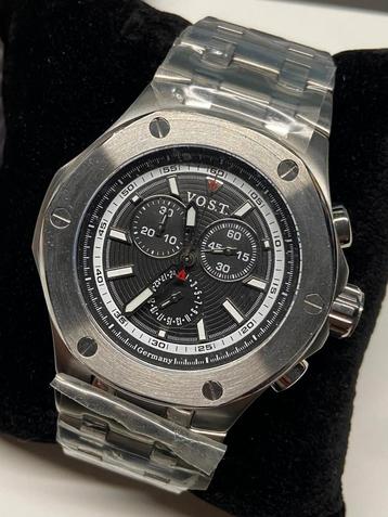 V.O.S.T chronograaf Swiss Made Quartz beschikbaar voor biedingen