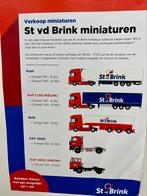 St vd Brink DAF XG+ met bulkoplegger 1:87, Hobby en Vrije tijd, Modelauto's | 1:87, Ophalen of Verzenden, Nieuw, Bus of Vrachtwagen