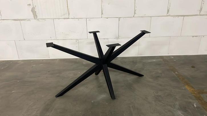 Matrix kruispoot tafelpoot taps toelopend metalen spinpoot, Huis en Inrichting, Woonaccessoires | Overige, Zo goed als nieuw, Ophalen of Verzenden